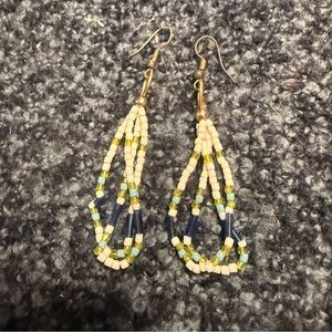 Elegant Beaded Dangle Earrings